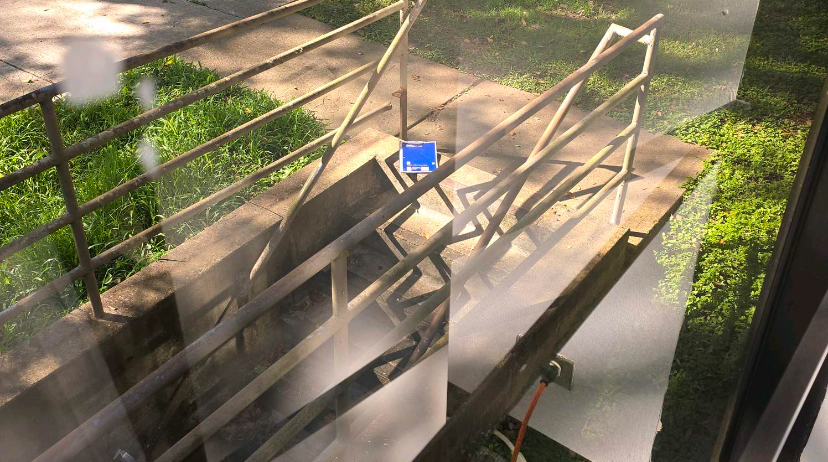 MIXED SIGNALS: Discarded note and notebook depicting UHCL “Shadow Student” found outside Signal office