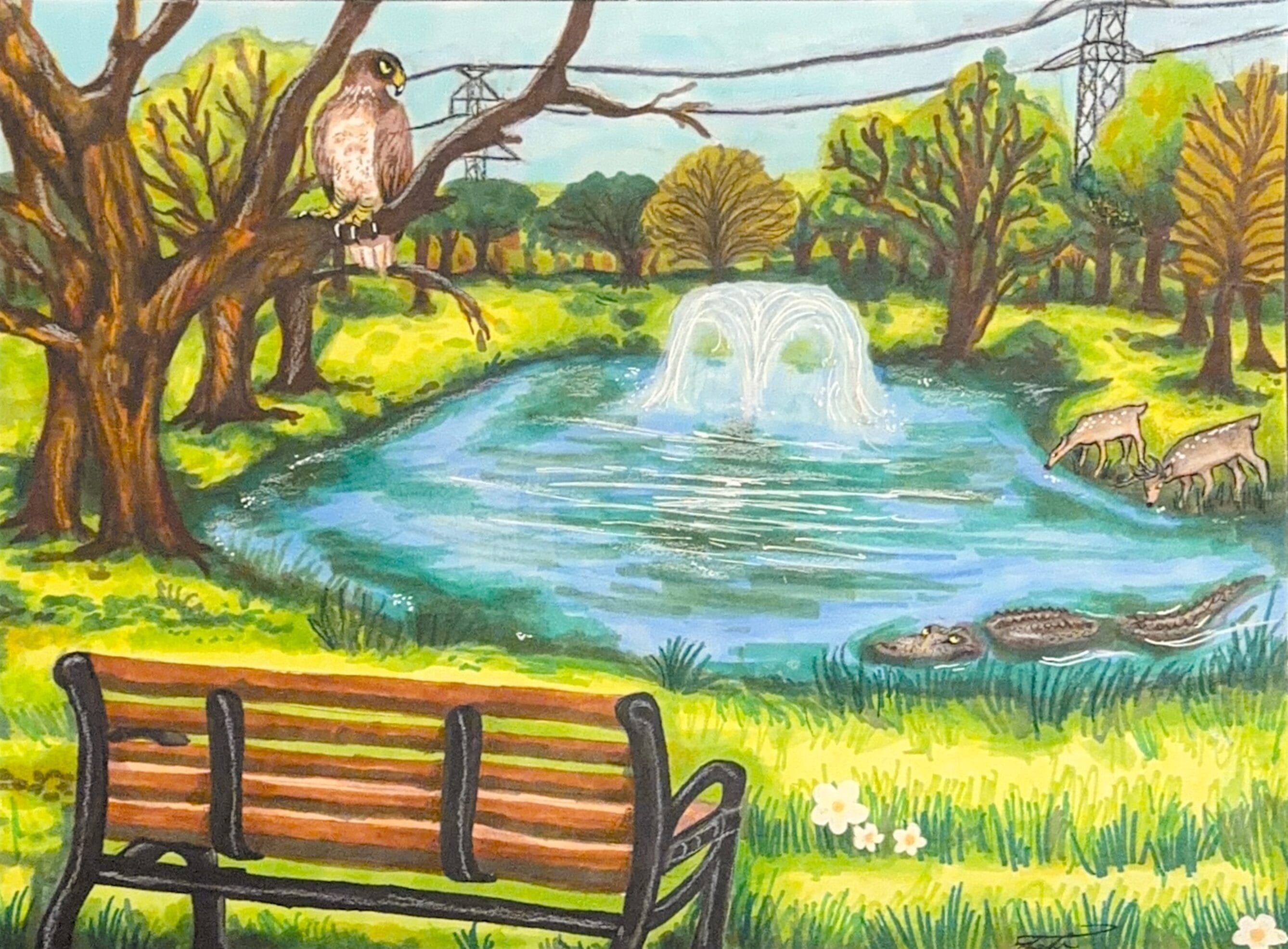 “Pondering at Potter Pond”